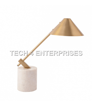 Brass Cone Shade Lamp