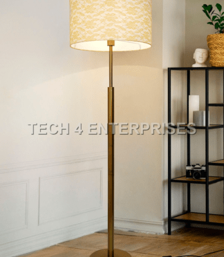 Brass Drum Shade Lamp