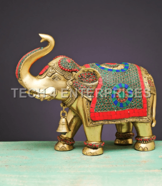 Brass Elephant Figurine