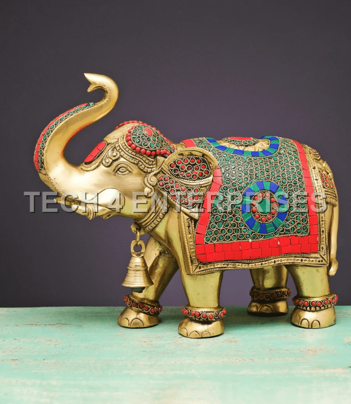 Brass Elephant Figurine Brass Elephant Figurine