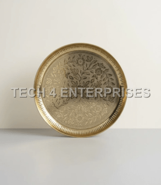Brass Engraved Pooja Thali