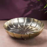 Brass Hammered Urli