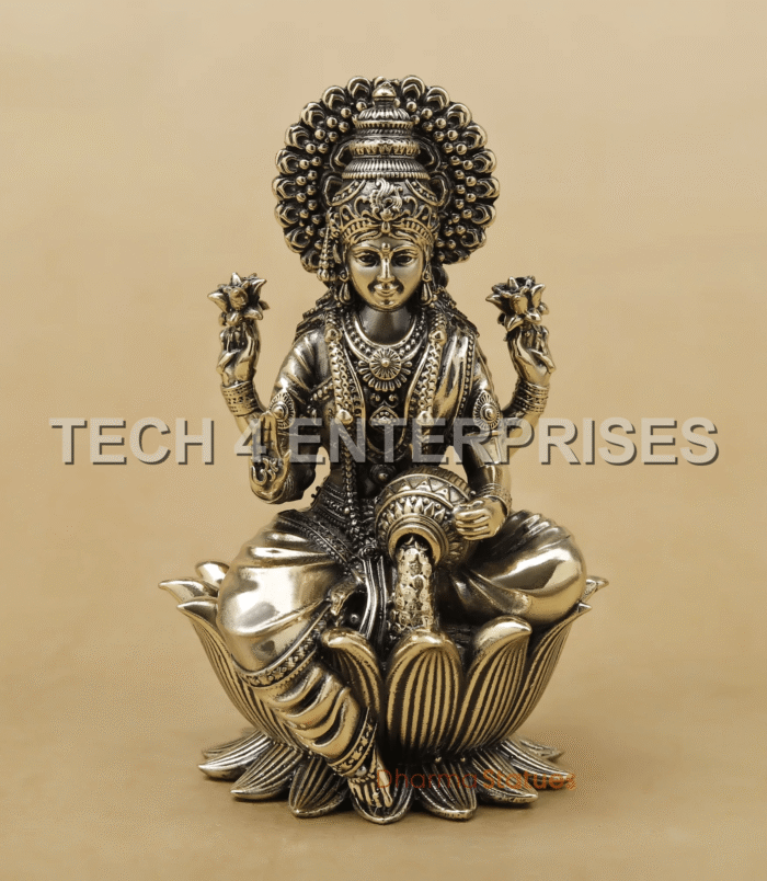 Brass Lakshmi Idol Brass Lakshmi Idol