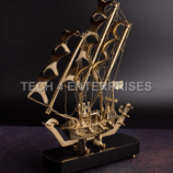 Brass Sailing Ship Showpiece