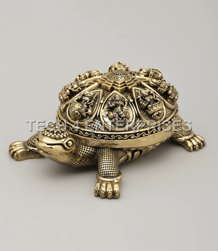 Brass Tortoise Figurine Brass Tortoise Figurine