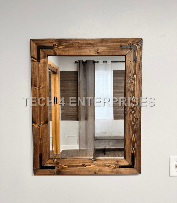 Distressed Wood Vanity Mirror Distressed Wood Vanity Mirror