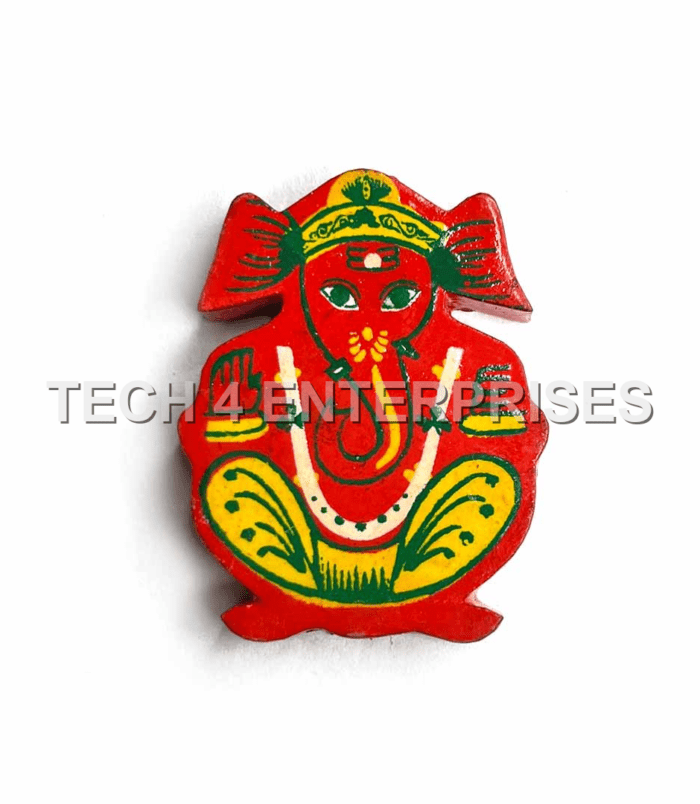 Ganpati Ji Red Wooden Miniature-1 Ganpati Ji Red Wooden Miniature-1