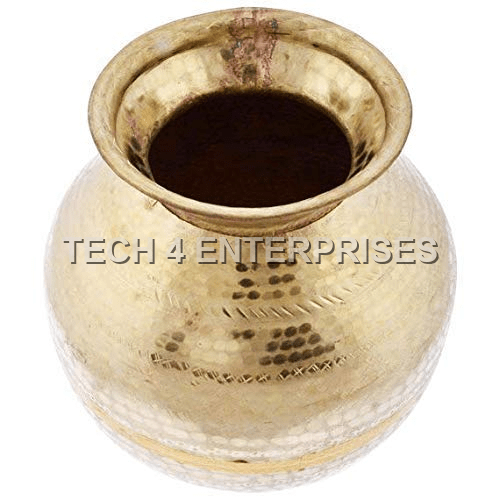 Hammered Brass Matka Vase Hammered Brass Matka Vase