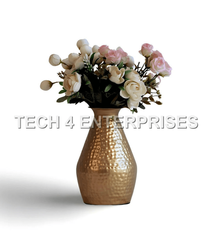 Hammered Brass Surahi Vase Hammered Brass Surahi Vase