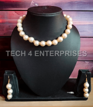 Handcrafted Pearl Necklace for Women - Pearl Jewellery Set