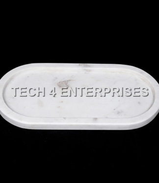 Inlay Marble Oval Platter Tray