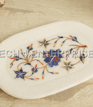 Inlay Marble Tea Tray