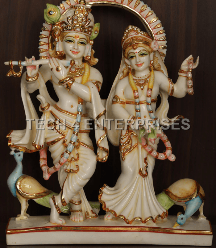 Marble Radha Krishna Idol