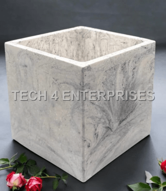 Marble Square Pot
