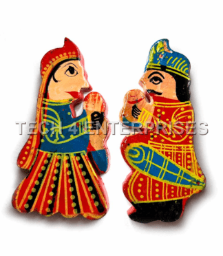 Raja Rani Wooden Miniature Pair