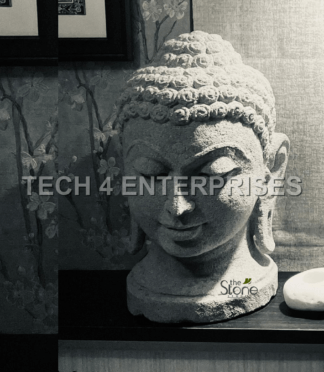 Sandstone Buddha Head Statue