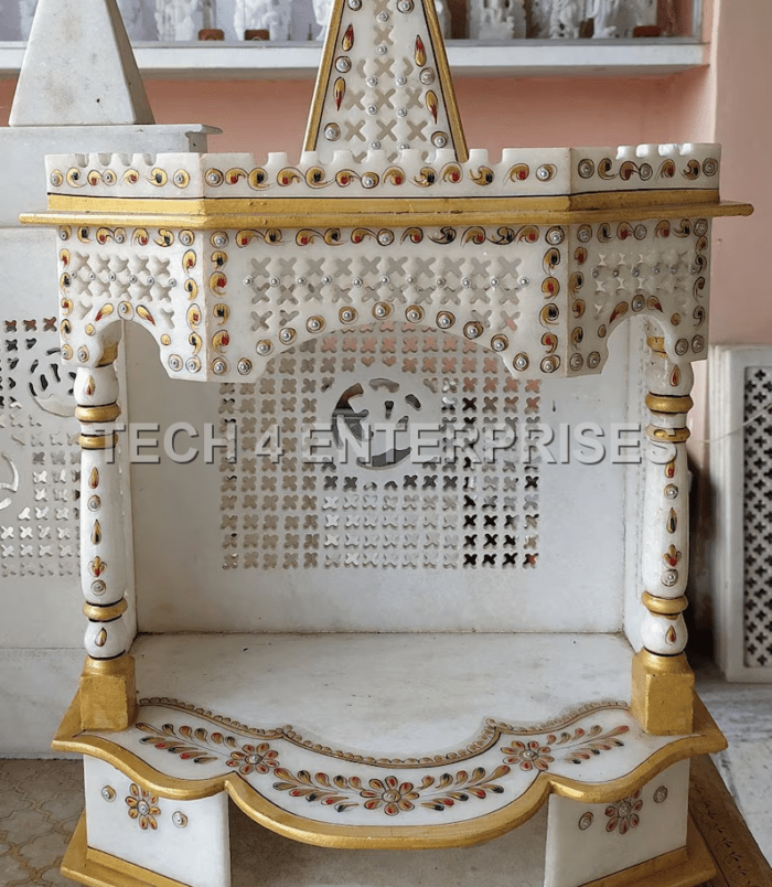 Sangmarmar Mandir with Temple Border Sangmarmar Mandir with Temple Border