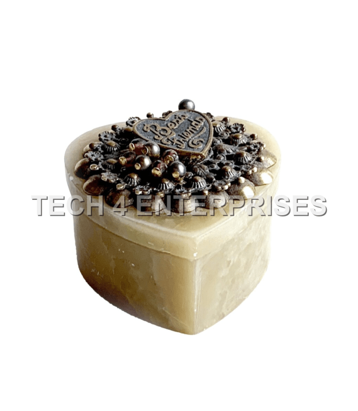 Soapstone Heart-shape Box-2