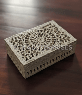Soapstone Jewellery Box-1