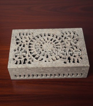 Soapstone Jewellery Box