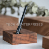 Walnut Wood Single-hole Pen Stand-1