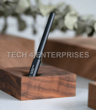 Walnut Wood Single-hole Pen Stand