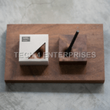 Walnut Wood Single-hole Pen Stand