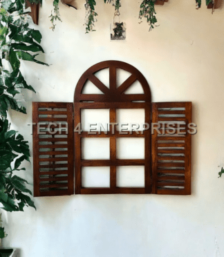 Wooden window frame jharokha wall decor antique